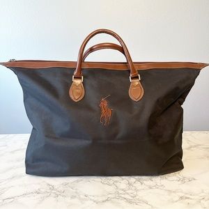 Polo by Ralph Lauren Black and Brown Travel Bag